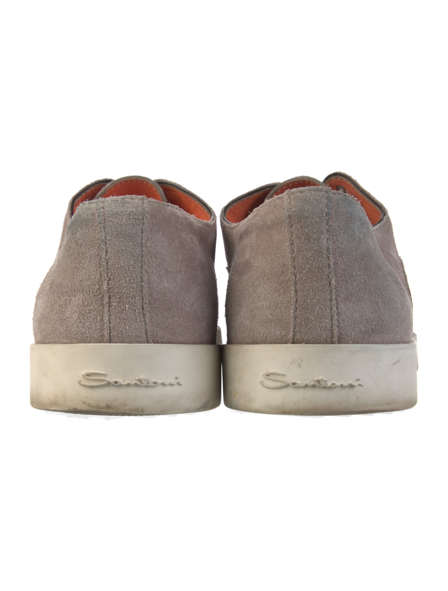 Santoni Suede Oxfords